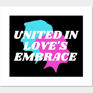 United in love's embrace. Posters and Art